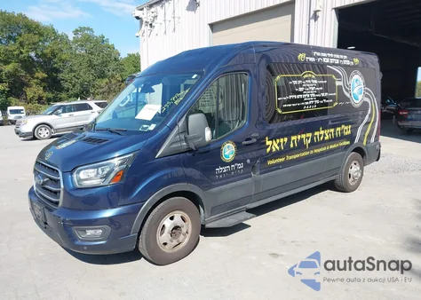 2020 Ford Transit-350 Passenger Van Xlt z USA, uszkodzony, nr VIN 1FBAX9CG3LKB61372